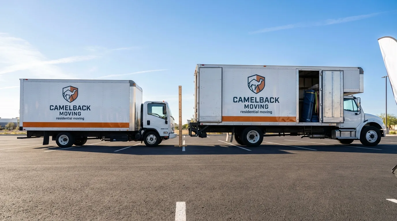 Moving truck size capacity guide in Saint Marys